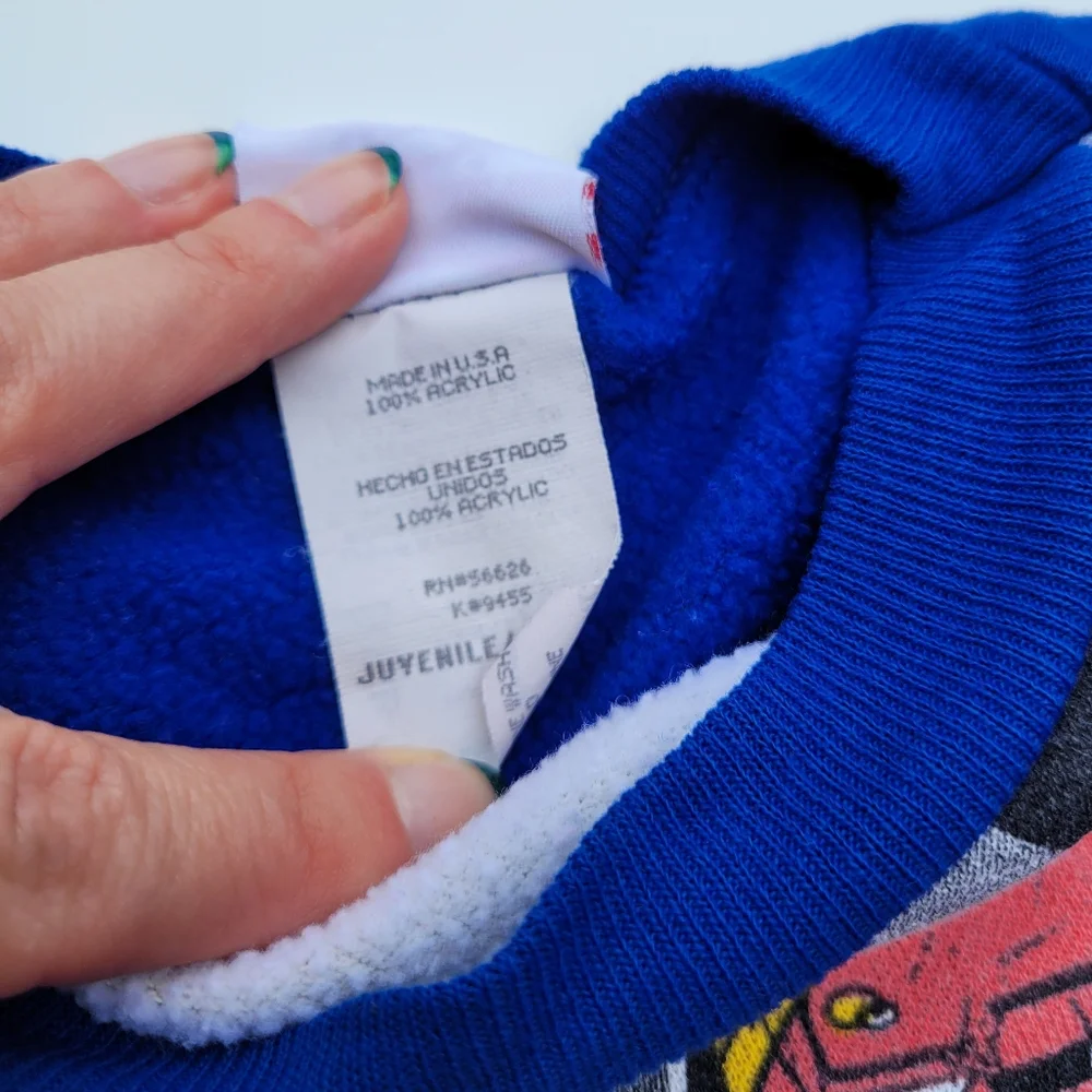 Vintage 1990s race car sweatshirt